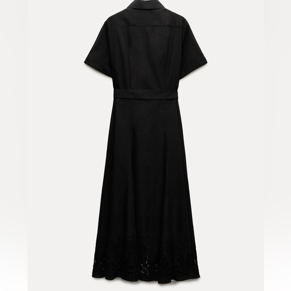 Zara MIDI SHIRT DRESS ZW COLLECTION - Picture 6 of 6